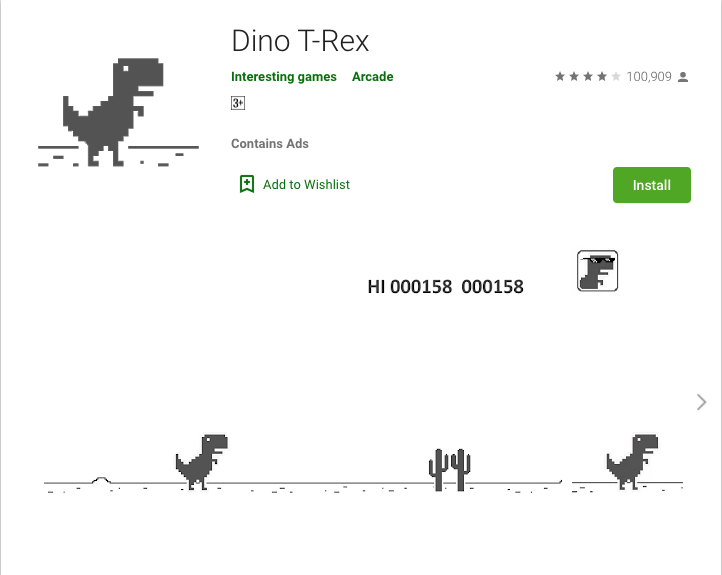 Your Android mobile, a great ally to run around with a T-Rex