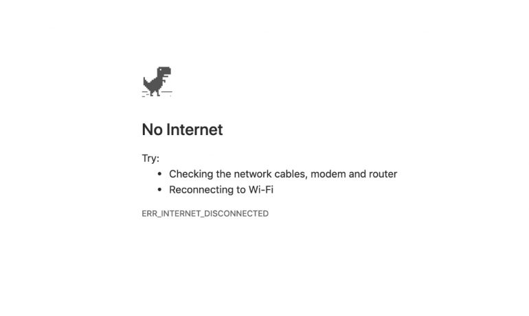 How to play Google dinosaur without internet connection