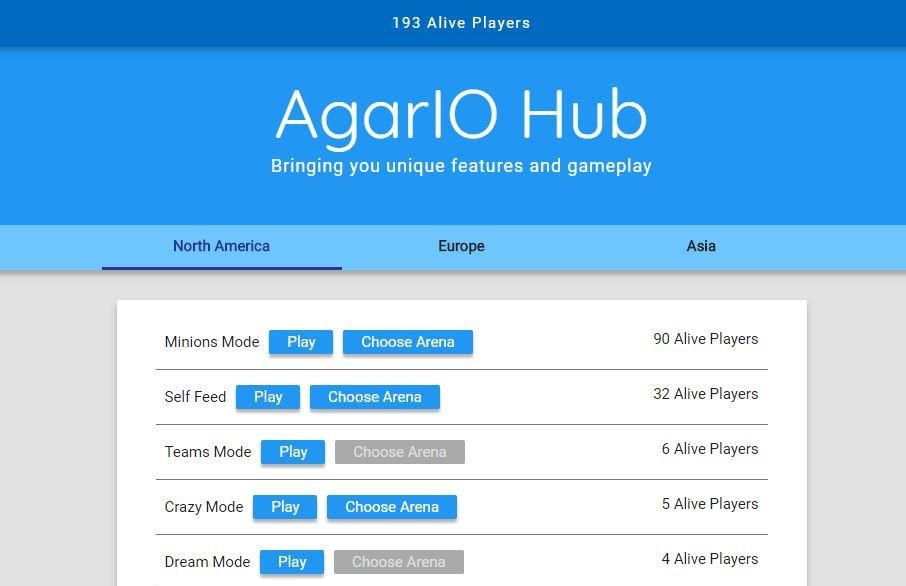 Private Agario server Agariohub.net