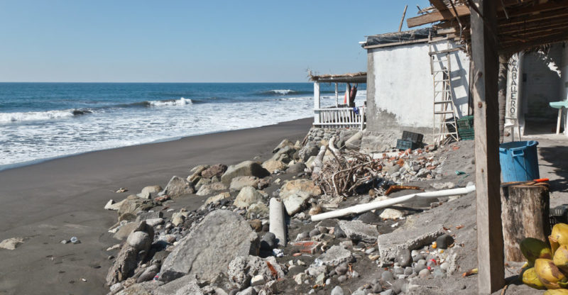 Damage caused by Hurricane Patricia