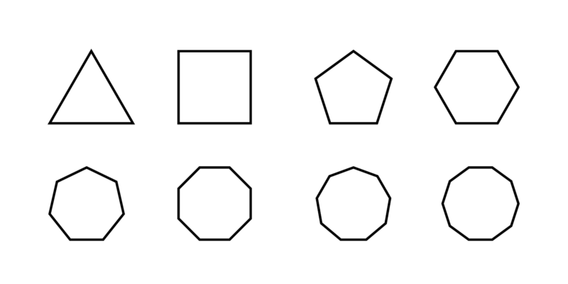 Characteristics of polygons