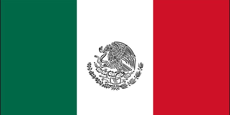 Characteristics of the flag of Mexico