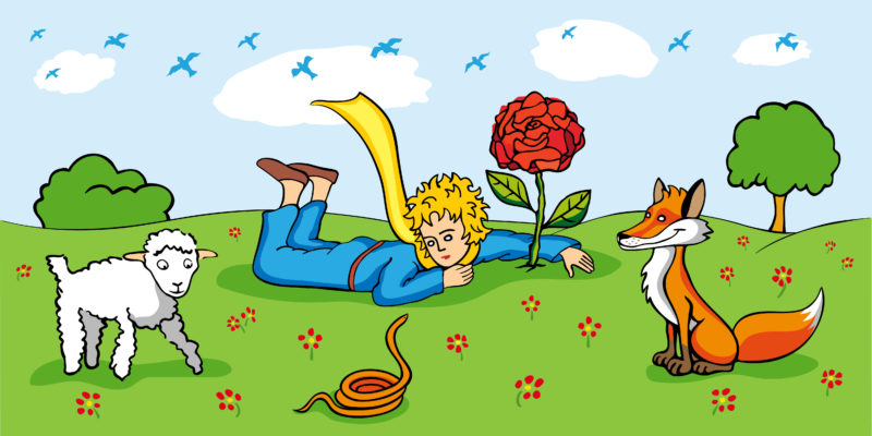 Main characters of The Little Prince