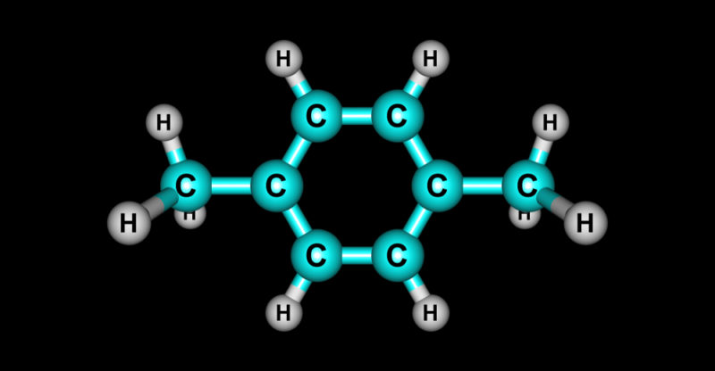 Organic molecular structure of hydrocarbons