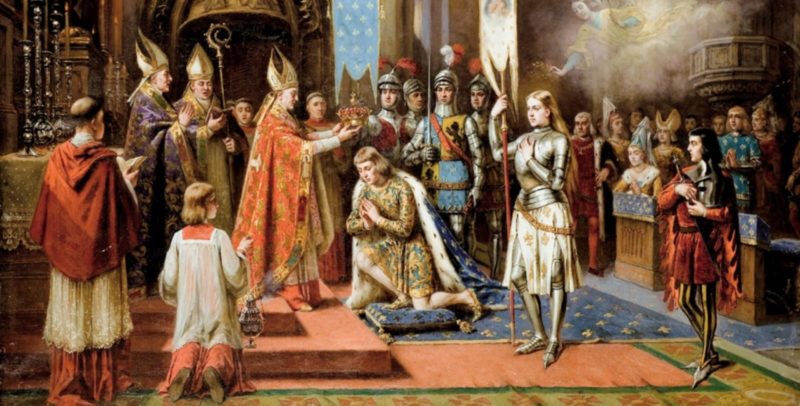 The coronation of Charles VII
