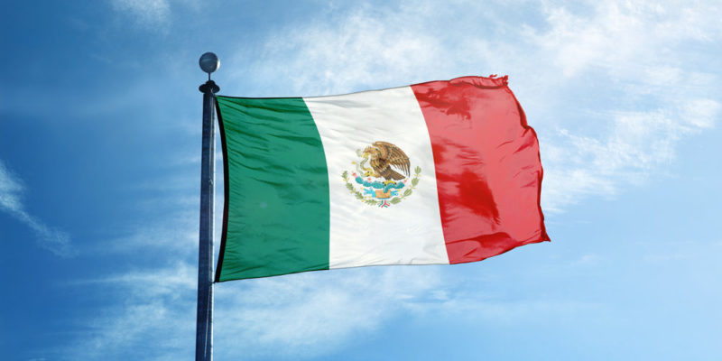 The colors of the flag of Mexico