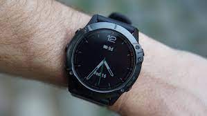 Garmin Watch show and battery