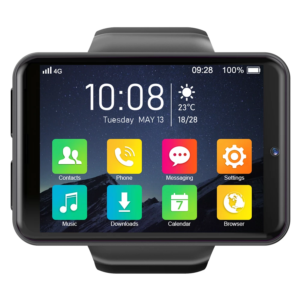 TicWris Max S: Android Smartwatch with Speaker and Mic