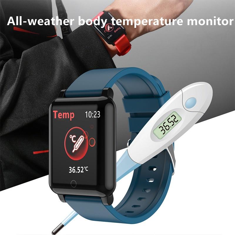 Smartwatch With Temperature Sensor To Record Your Body Temperature