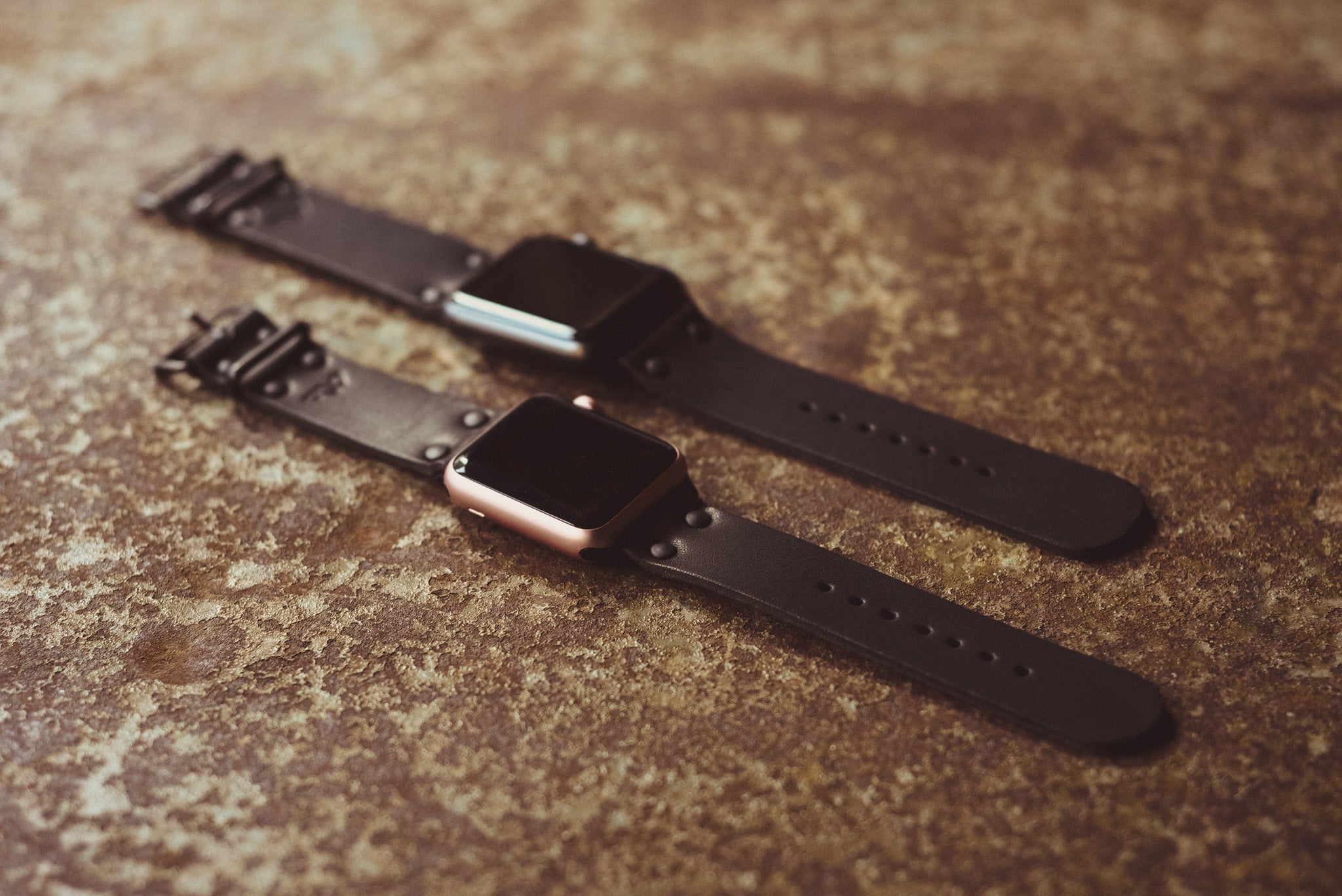 Is it possible to use leather Apple Watch bands while swimming or surfing?