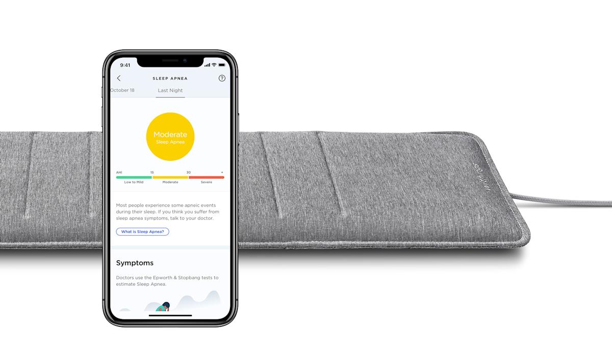 The Withings Sleep Tracking Pad Has Been Updated to Include Apnea Detection