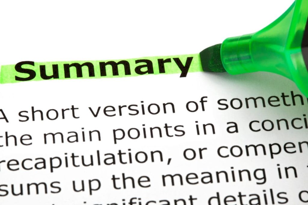 Summary: What It is, Types, Characteristics, How To Make One